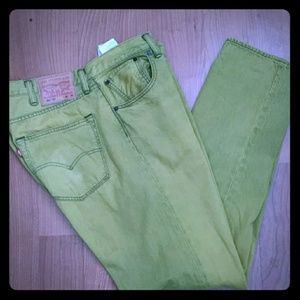 Men's Jeans ( yellow & black  blended )